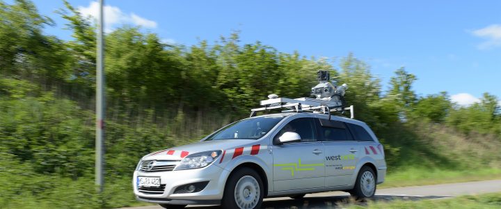 Informationen zur Glasfasererschließung – Kamerafahrzeug
