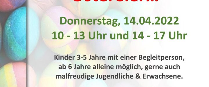 Einladung „Viele bunte Ostereier…“