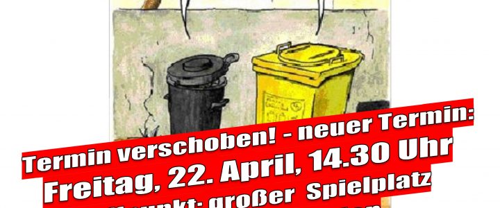 Terminverschiebung Dreck-weg-Tag!