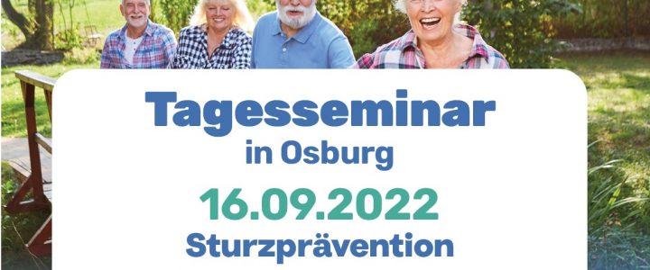 Vorankündigung zu Sturzpräventions-Seminar Vorankündigung zu Sturzpräventions-Seminar