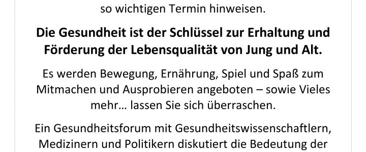 Zukunft Dorf – Osburg bewegt! Termin vormerken!