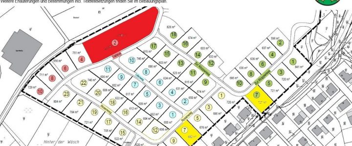 Bekanntmachung zum Vergabeverfahren der Baugrundstücke für das Baugebiet „Hinter Klopp“ vom 18.11.2022