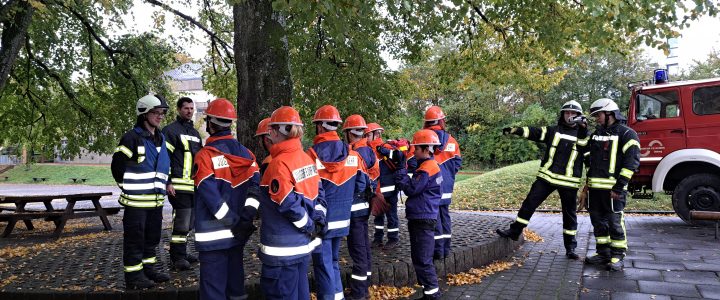 Berufsfeuerwehrtag bei der Jugendfeuerwehr Osburg vom 28. bis 29. Oktober 2023