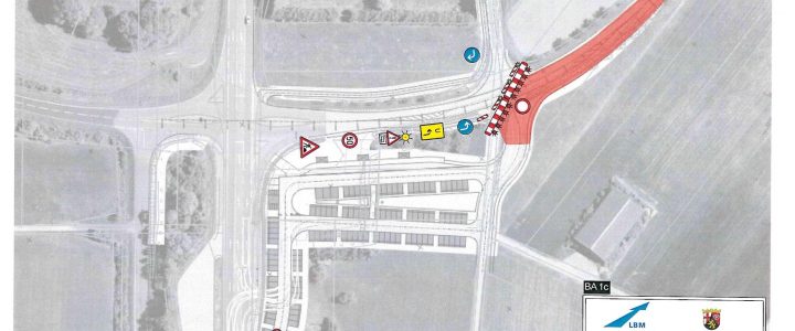 Vollsperrung K067 zwischen L151 und Osburg (Bau Mitfahrerparkplatz)
